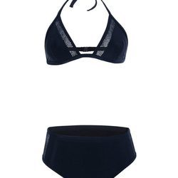 Bikini escote halter negro de la nueva colección de verano de Alma Bloom 2016