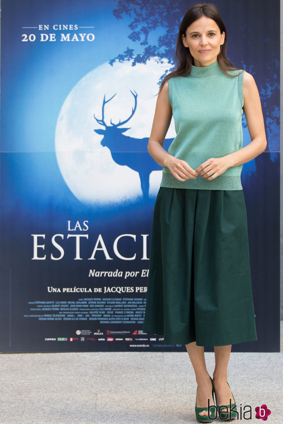 Elena Anaya en la presentación de la película 'Las estaciones' en Madrid