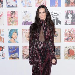 Demi Moore en la fiesta del 100 aniversario de Vogue