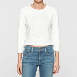 Blusa manga larga blanca de la colección White Series Collection de Calvin Klein