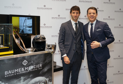 Esteban Granero la nueva imagen de la marca de relojes Baume & Mercier