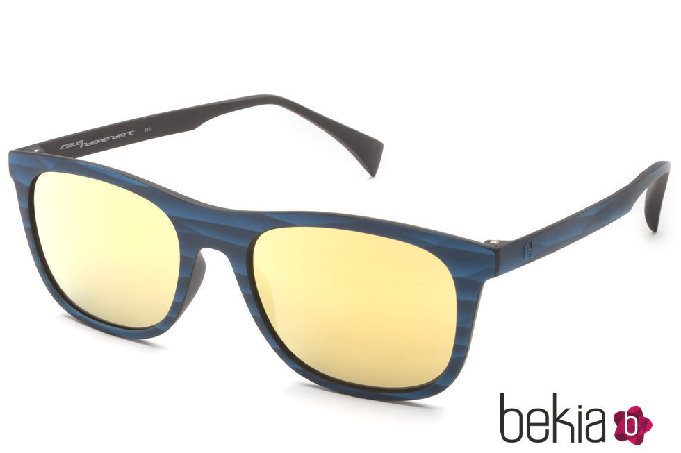 Gafas de sol cuadradas azules para la nueva colección de Eye Blue Summer de Italia 2016 Independent