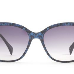 Gafas de sol cuadradas print tropical para la nueva colección de Eye Blue Summer de Italia 2016 Independent