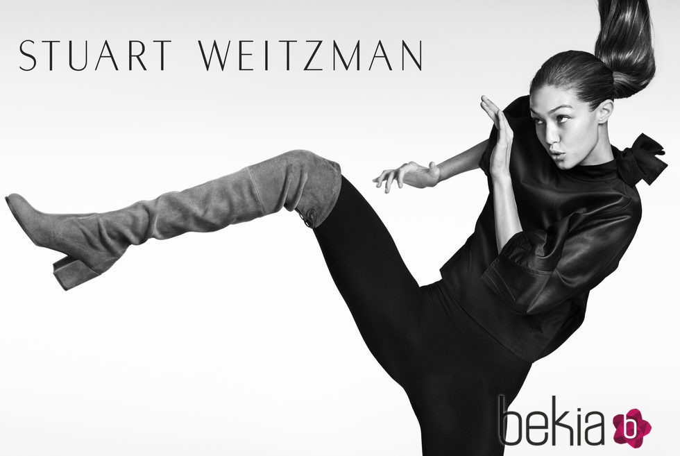 Gigi Hadid se transforma en la nueva imagen de la colección Otoño 2016 de Stuart Weitzman