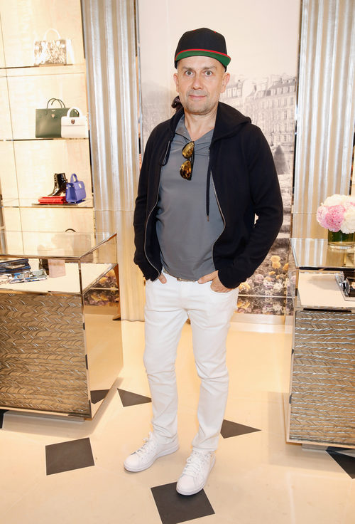 Marc Quinn en la fiesta del presentación de su colección para Dior