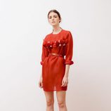 Vestido mini rojo de The 2nd Skin Co primavera/verano 2017