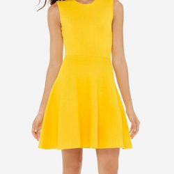 Vestido amarillo de Eva Longoria para The Limited