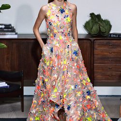 Vestido de flores de Jason Wu primavera/verano 2017 en la Semana de la Moda de Nueva York