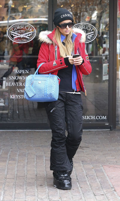 Paris Hilton, pillada yendo de compras y poco acertada