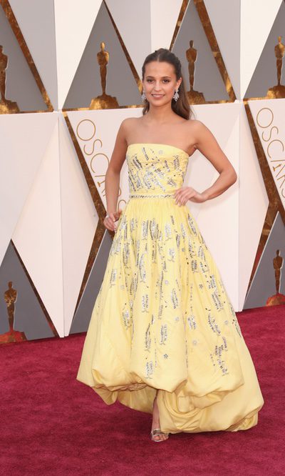 Alicia Vikander, la princesa Disney de los Oscar 2016