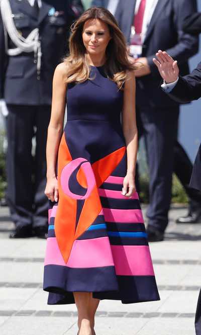 Melania Trump apuesta por la moda española
