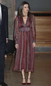 El look más hippie de la Reina Letizia