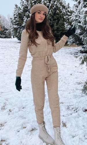 Estela Grande tiene el look perfecto para los días de nieve